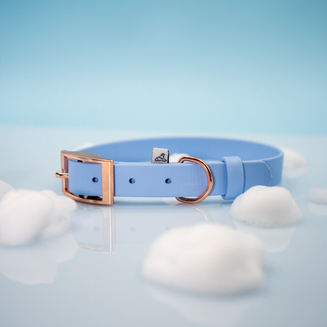 Obroża dla psa Biothane ® Mermaid Blue