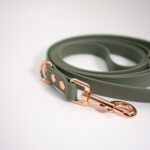 smycz biothane dla psa oliwkowa